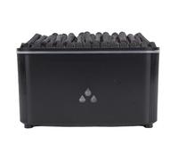 Aramox Flame Essential Oil Diffuser, ABS PP Ultrasonic Cool Mist Humidifier with 160ml Tank, 7 Color Light Auto Shut Off Quiet USB Powered for Home Bedroom Office Yoga (Black)