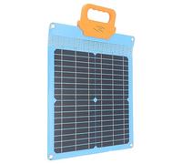Aramox Foldable Solar Panel Charger, High Conversion Water Proof Monocrystalline Solar Panel Kit with Handle for Outdoor Suitable for Most RVs (Blue)