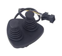 Aramox Forklift Joystick Controller Aluminum Alloy Forklift Control Unit 7919040043 Double Handle CNC Machined 3 Model Groups for E25 E30 E16C Operators
