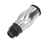 Aramox Fountain Frothy Nozzle, G1 Male Thread Frothy Foam Jet Fountain Nozzle 304 Stainless Steel Water Spray Head for Garden Pond Lake