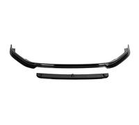 Aramox Front Bumper Lip Glossy Black ABS Front Splitter RevoZport Double Lip Add On Clear Coat for MK7.5 R 2017 to 2020 Road Use