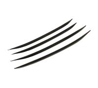 Aramox Front Fog Lamp Strip Trim Glossy Black ABS Fog Light Decoration Strip 4PCS Replacement Fit for C Class W206 2022 Plus Exterior Styling