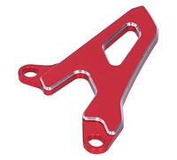 Aramox Front Sprocket Cover Aluminum Alloy Chain Guard Replacement with 4 Accessories Direct Install for YZ250 YZ250F YZ250X WR250F RMZ250 RMZ450 Riders (A(red))