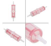 Aramox Fuel Filter, 5 Piece Set for 8mm and 10mm Hose | ABS Construction, HGV and Forklift Fitment, 125mm Length, 40mm Diameter, 8mm or 10mm Hose Compatibility
