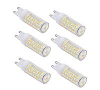 Aramox G9 LED Bulb, Dimmable G9 LED Light Bulb 6 Pack 9W PC Ceramic 90LED 700LM 360 Degree, 3 Light Colors for Chandelier Ceiling Wall Cabinet Table Lighting