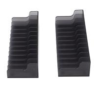 Aramox Game Card Storage Rack, ABS Game Disc Holder with Large Capacity for 12 Switch Cards & 12 Discs (for Nintendo Switch, PlayStation, Xbox), Compact Video Game Organiser for Switch and Lite