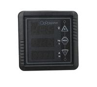 Aramox Generator Ammeter, ABS Digital Multifunction Meter GV24 MKII AC Voltage Frequency Current Power Display, IP54 Panel Meter for Generator Monitoring and Maintenance