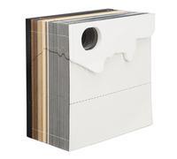 Aramox Hand Torn Paper Castle 3D Memo Pad Multifunction 2024 Calendar Notepad Weekly Planner with Light for Desk Decor, Easily Schedule Your Weekly Plans and Manage Your Time