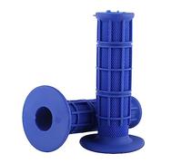 Aramox Handlebars, 1 Pair of 22/25mm 7/8 Universal Silicone Motorcycle Handlebars Hand Grips New (Blue)