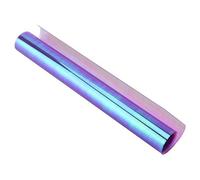 Aramox Headlight Tint Film, Chameleon Colour Shift Vinyl Wrap 30x60cm Self-Adhesive Sheet for Car Lights, Purple Iridescent Effect