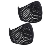 Aramox Headscarf Fixing Headband, PP Non Slip Elastic Hijab Headband, 2 Pcs Hair Grip Bands for Under Scarf Daily Prayer Sports Women (Black)