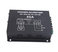 Aramox High Conversion Efficiency 24V to 12V Power Reducer Converter for Cars Trucks SUVs, Wide Application DC to DC Power Converter (80A)