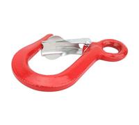Aramox High Strength Alloy Steel Lifting Hook with Latch, 5000Lbs Load Bearing, Anti- Coating, Versatile Application for Factory Lifting, Harbor Hoisting, Construction