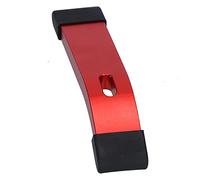 Aramox Hold Down Clamp Set Metal T Track Hold Down Clamp M8 Thread Aluminum Alloy Clamping Jig Tool Kit with Scratch Reducing Pads Smooth Sliding for Woodworking Table Use (Red)