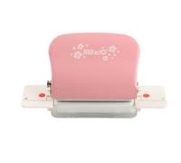 Aramox Hole Punch Puncher, 6 Hole Office Punch Adjustable Spacing, Batch Processing Tool for A4/A5/B5 Ring Planner, Waste Bin for Convenient Management