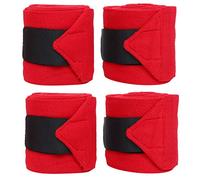 Aramox Horse Leg Wraps, 4 Pack, Fleece Bandages with Hook & Loop, Non Slip, Breathable, 11x300cm, for Riding Training Jumping Stable