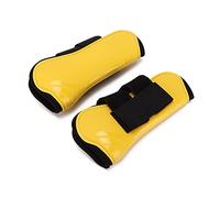 Aramox Horse Tendon Boots Protective Comfortable Adjustable Horse Jumping Leg Support for Equestrian Sports PU 4 PCS for Riders (A pair of large front legs)