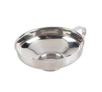 Aramox Household Stainless Steel Funnel, Lightweight, Never Rust Transfer Kitchen Tool for Solid Liquids Between Containers, Wide Mouth Funnel, Wide Stem Opening, 5.91-inch for Home Cooking (Small