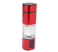 Aramox Hydrogen Water Bottle, Portable 5000ppb Ionizer Jug, Double Mode, Automatic Backwash, Premium PCTG Material, Safe Silicon Sealing, Battery, for Sports, Home, Office (Red)