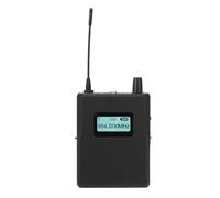 Aramox IEM Receiver Digital Wireless IEM Receiver Iron Shell 863 to 865MHz 36 Frequencies 3.5mm Output LCD Display for Stage Performance Live Broadcasting Musicians