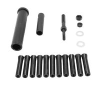 Aramox In Line Dowel Pin Puller Master Set, Steel Dowel Pin Extraction Tool with 18 Pieces for Automotive Maintenance and Repair