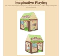 Aramox Indoor Children's Tent, Spark Imagination, Spacious Play Area, Portable & Versatile, Crafted From Quality Materials, Designed with Door and Window, for Creative Playtime,