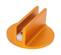 Aramox Jack Pad, 4PCS Grooved Pinch Weld Jack Frame Rail Adapter Aluminum Alloy Change Tire Oil Repair for Cars Orange