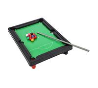 Aramox Kids Pool Table, ABS Mini Pool Table Portable 13 Inch Desktop Billiard Game with 15 Balls 2 Cues Smooth Surface for Children Ages 3 Up Family Indoor Play
