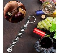 Aramox Kitchen Tools Kitchen Gadgets Corkscrew Key Chain Keychain Travel Portable Mini Stainless Steel Lightweight Keyring Outdoor Tool Nan Nan