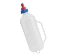 Aramox Lamb Feeding Bottle Plastic Lamb Milk Bottle 1L with Handle and Detachable Rubber Nipple for Baby Goat Sheep Nursing Feeding and Weaning
