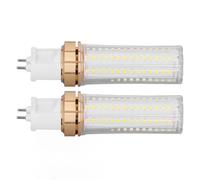 Aramox LED Corn Light Bulb, 2 Pack 20W G12 Base LED Light Bulb 2000LM, ABS Aluminum Alloy PC Shell, 360 Degree Lighting, CRI 80, for Ceiling Floor Lamps Home Lighting (White)