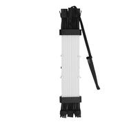 Aramox LED PSU Cable, GPU Light Strip with 120 LED Beads for 3x8Pin Graphics Cards, 16.8 Million Colors, 9.6W Power, Built in Remote Control (SK3 Controller White)