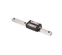 Aramox Linear Guide Rail Kit, Bearing Steel Linear Bearing Slider Kit P Grade Up Locking Block for 3D Printers CNC Parts, Stable Motion, Heat Treated Rail, High Speed Use (200mm)