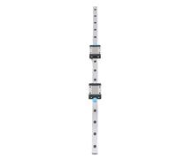 Aramox Linear Guide Rail, Mini Linear Rail Small Size and Lightweight, 4-Point Design, Wide Application, Lubrication System, MGN12 Slide for Automatic Equipment, Measuring
