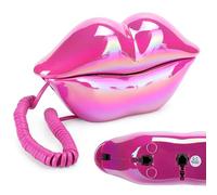 Aramox Lip Telephone, Retro Home Phone, Unique Design for Fun Decoration, Quality ABS Material, Stylish Children and Friends