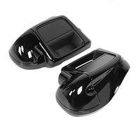 Aramox Lower Vented Leg Fairing ABS Plastic Leg Fairing Glove Box 2Pcs Gloss Black Storage Wind Deflector Easy Install for 2014 2020 Riders