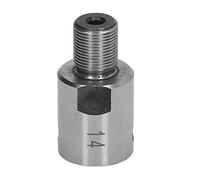 Aramox M14 Connecting Rod, Stainless Steel M14 Adapter X 1 for Mini Lathe Chucks, High Accuracy Fit, Smooth Burr Free Finish, Quick Install for Woodworking