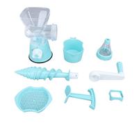Aramox Manual Juicer, Fruit Juicer Machine, Lemon Squeezer Hand Juicer for Orange Lime Grapefruit, Compact and Portable Design for Drinks, Suitable for Outdoor and Traveling (Blue)