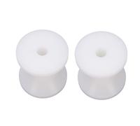 Aramox Marine Keel Roller, 2Pcs White Bow Boat Rollers 51x50mm for Yachts Lifeboats