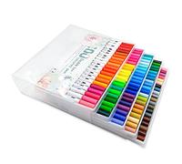 Aramox Markers Set 100 Colors Double Tipped Art Markers Alcohol Based Fine Tip Marker Pens for Coloring Drawing Sketching with Quick Dry Ink for Kids Adults Artists