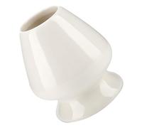 Aramox Matcha Whisk Stand Ceramic Chasen Holder 8 X 7 X 7 Cm Keeps Whisk Shape Promotes Air Drying Smooth for Matcha Tea Set Home Tea Lovers Green (White)