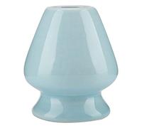 Aramox Matcha Whisk Stand Ceramic Chasen Holder 8 X 7 X 7 Cm Keeps Whisk Shape Promotes Air Drying Smooth for Matcha Tea Set Home Tea Lovers Green (Blue)