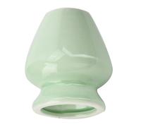 Aramox Matcha Whisk Stand Ceramic Chasen Holder 8 X 7 X 7 Cm Keeps Whisk Shape Promotes Air Drying Smooth for Matcha Tea Set Home Tea Lovers Green (Green)