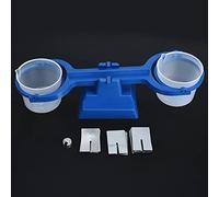 Aramox Mathematical Balance Scale Physics Educational Equipment, 200g/1g Plastic Balance Scale with Weights for High School Physics Lab, Hands-On Learning Tool for Students (Simple)