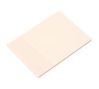 Aramox Memo Pad PET Translucent Note Pads 50 Sheets 3.7 X 2.8 in Self Adhesive Note Paper Thick Writing for Student School Office Reading and Home Reminders (Khaki (50 photos))