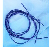 Aramox Metallic French Bullion Wire Embroidery Wire Round Copper Soft Flexible 1.5mm Diameter for Jewelry Making Craft DIY with Glossy Finish Red/Coffee/Black/Sapphire Blue/Gray (Royal Blue Line)