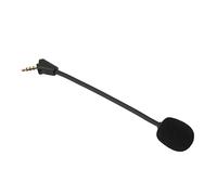 Aramox Mic Replacement, 3.5mm Detachable Game Microphone with Noise Reduction for Hyper X Cloud II Wireless Cloud Core Pro Silver Cloudx