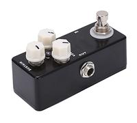 Aramox Mini Muff Fuzz Guitar Effect Pedal True Bypass Switch with Adjustable Sustain Tone and Volume Metal Compact Design for Electric Bass Guitar Players