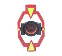 Aramox Mini Prism Geodetic Surveying Prism Total Station 0mm Constant K9 Optical Glass 1in Diameter for Land Surveying Tunnels Mines Highways