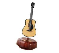 Aramox Miniature Music Box Wind Up Mechanism, ABS Material, Unique Melody Playing Instruments for Festival Birthday, Ideal Music Lovers and Collectors (Electric Guitar)